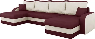 Produktbild von MIRJAN24 Ecksofa Kris U, Stilvoll Eckcouch mit Bettkasten und Schlaffunktion, U-Form Schlafsofa (Mikrofaza 0025 + Mikrofaza 0031)