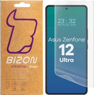 Produktbild von Bizon Glass Hydrogel Front Asus Zenfone 12 Ultra [2 PACK]