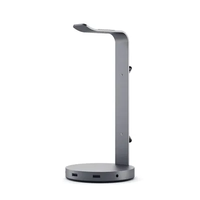 Produktbild von Satechi Aluminum Headphone Stand Hub space grey