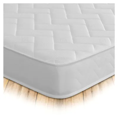 Produktbild von Memory-Schaum-Matratze, 75 x 190 x 18 cm, Weiß gesteppt