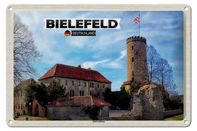 Produktbild von Blechschild Städte Berlin Hauptstadt Sparrenburg 20x30cm