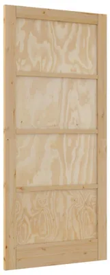Zdjęcie produktu dla Drzwi wewnętrzne w kolorze naturalnym, 93 x 202 cm, sklejka