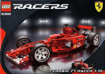 Produktbild von LEGO Racers 8386 - Ferrari F1 Racer, groß