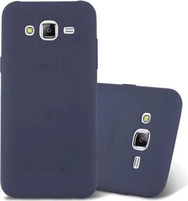 Produktbild von Cadorabo Schutzhülle für Samsung Galaxy J5 2015 Hülle in Blau Handyhülle TPU Etui Cover Case