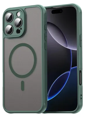 Zdjęcie produktu dla Techsuit - HaloFrost II MagSafe Etui na iPhone 16 Pro Max - zielone