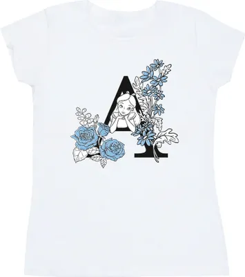 Produktbild von Disney - "Alice in Wonderland" T-Shirt für Damen BI7119 (XXL) (Weiß)