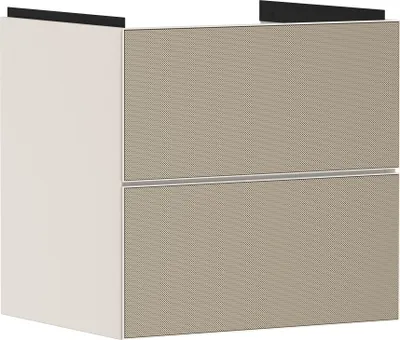 Produktbild von hansgrohe Xevolos E Waschtischunterschrank, 2 Schubkästen, SoftClose, 580x475x555mm, für den Waschtisch, 54176390