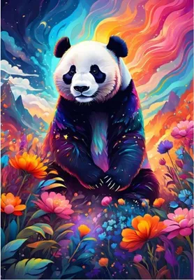 Obrázok produktu pre Alipson puzzle farebná panda - 1000 dielikov puzzle