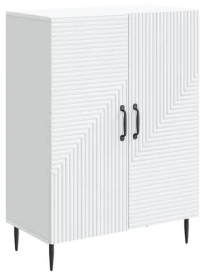 Image de Buffet vidaXL blanc 66 x 34,5 x 89,5 cm en aggloméré