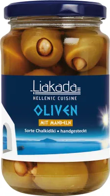 Obrázok produktu pre Liakada zelené olivy s mandľami ATG 200g