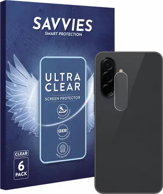 Produktbild von 6x Für Samsung Galaxy A36 5G Enterprise Edition (NUR Kameraschutz) Schutzfolie Savvies Displayschutz Display Schutz Folie Klar Transparent