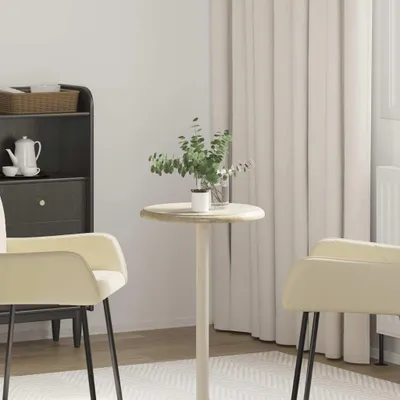 Produktbild von vidaXL Tischplatte Creme Ø40x2,5 cm Marmor