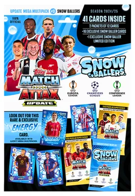 Image de Update: Mega Multipack 3 – Match Attax 2024/25 Snow Ballers – Topps Cards