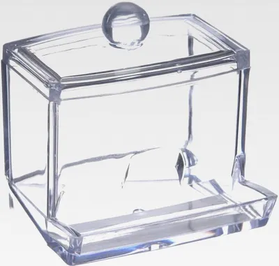 Produktbild von Behälter Organizer für Wattestäbchen Wattepads Wattepadspender Kosmetik Aufbewahrungsbox