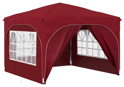 Produktbild von Pop-up Partyzelt 290 x 290 x 245 cm Bordeauxrot