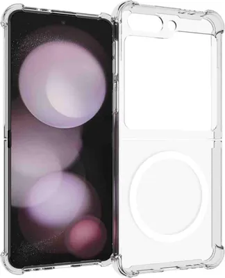 Productafbeelding van imoshion Rugged clear backcover met MagSafe voor de Samsung Galaxy Z Flip 6 - Transparant