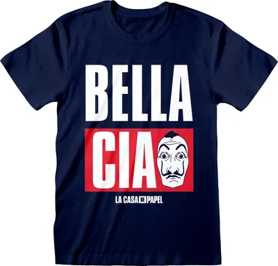 Produktbild von Haus des Geldes T-Shirt Jumbo Bella Ciao (navy) XXL