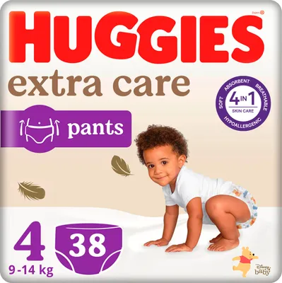 Zdjęcie produktu dla HUGGIES Extra Care 4 majtki 38 szt
