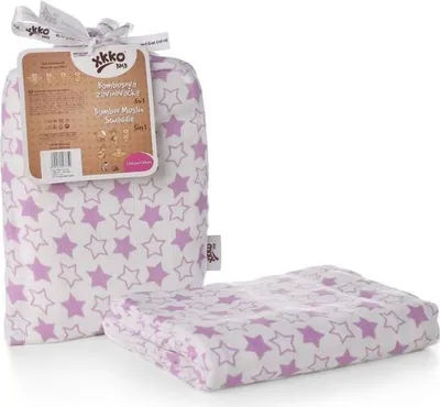Obrázok produktu pre XKKO BMB zavinovačka - osuška, 120x120 - Little Stars Lilac