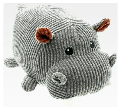 Produktbild von Türstopper Hippo mit schwerer Sandfüllung, 100% Polyester, Maße: 18 x 12 x 11 cm, Gewicht ca. 1 kg