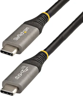 Produktbild von StarTech.com 1m USB-C Kabel 10Gbit/s - USB-IF es USB-C Kabel - USB 3.1/3.2 Gen 2 Typ-C Kabel - 100W (5A)