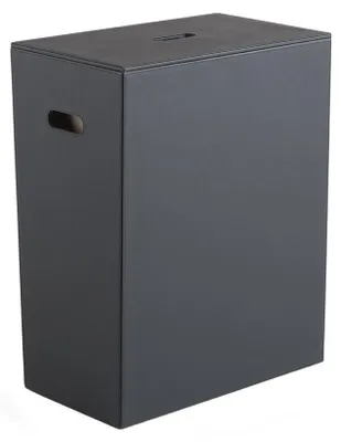 Produktbild von Gedy LUXURY Wäschekorb 49,5x61,8x29cm, Schwarz