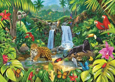 Image de Forêt tropicale (puzzle)