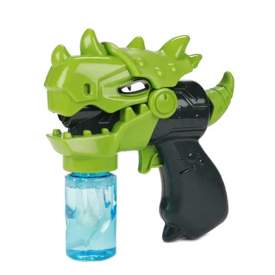 Produktbild von Dino Seifenblasenpistole mit Seifenlauge, Licht und Sound