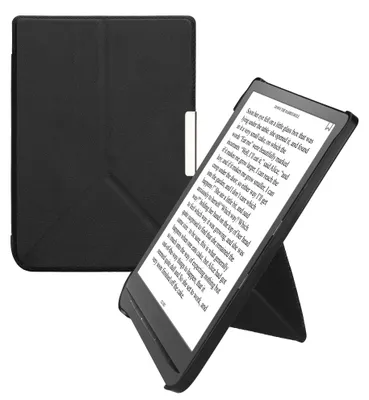 Produktbild von kwmobile Schutzhülle für Pocketbook InkPad 3 / 3 Pro / Color / Vivlio InkPad 3 Hülle - Kunstleder Case - eReader Klapphülle mit Auto Sleep Funktion -