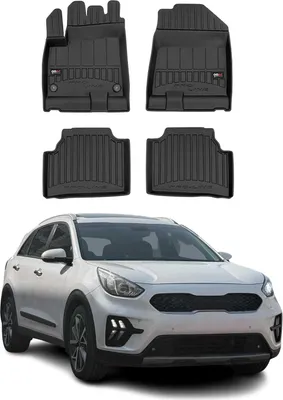 Image de OMAC Tapis de sol en caoutchouc pour KIA e-Niro 2018-2022 Noir Premium