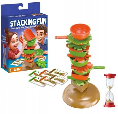 Produktbild von Norimpex Stapelspiel Geschirr Geschicklichkeitsspiel für Familien
