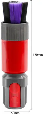Image de Convient aux aspirateurs DYSON V7/V8/V10/V11/V12/V15, tête de brosse souple sans rainures.