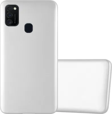 Produktbild von Cadorabo Schutzhülle für Samsung Galaxy M21 / M30s Hülle in Silber Handyhülle TPU Silikon Etui Cover Case