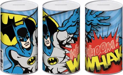 Zdjęcie produktu dla Skarbonka Batman Metal L 10x10x17.5 Cm przezroczysta przezroczysta jeden rozmiar