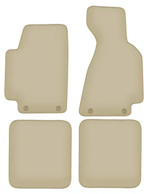 Immagine prodotto di Tappetini in velluto PREMIUM beige compatibili con Audi 80 B5 (1994-2000, cabriolet) – con fissaggi – su misura