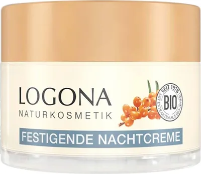 Produktbild von LOGONA [AGE PROTECTION] Straffende und regenerierende Nachtcreme mit Bio-Sanddorn und Hyaluronsäure