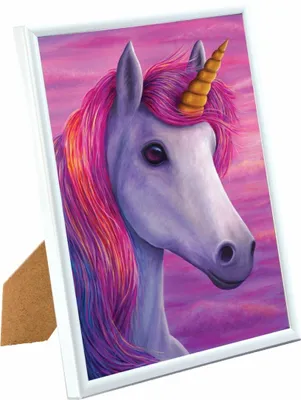 Immagine prodotto di Quadro incorniciato unicorno 21x25 nuovo