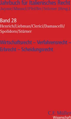 Produktbild von Wirtschaftsrecht - Verfahrensrecht - Erbrecht - Scheidungsrecht