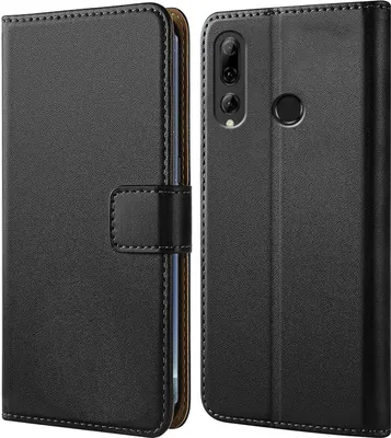 Produktbild von Handy Tasche für Huawei P Smart Plus 2019 Schutzhülle Bookstyle Etui Klapphülle Wallet Flip Cover Case Schwarz
