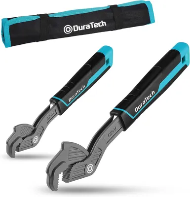 Produktbild von Verstellbarer Schraubenschlüssel, 2-teilig (9-41 mm), Cr-V Stahl Rohrzange für Reparaturen