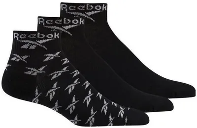 Produktbild von Reebok CL FO ANKLE SOCK (3 PAAR) SCHWARZ L