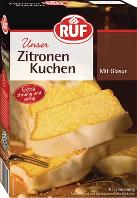 Produktbild von RUF Zitronen Kuchen Backmischung