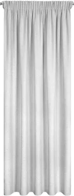 Produktbild von Eurofirany 462632, Durchscheinend, Silber, Einfarbig, Polyester, Aufhängungshaken, 110 g/m²