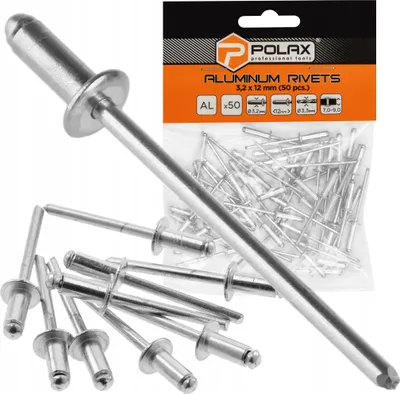 Zdjęcie produktu dla Nity zrywalne aluminiowe 3.2 х 12 mm (50 szt.)