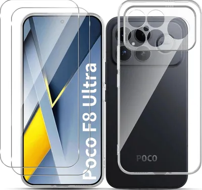 Produktbild von Hülle + 2X Schutzglas für Xiaomi Poco F8 Ultra Panzerfolie Display Case Screen 9H
