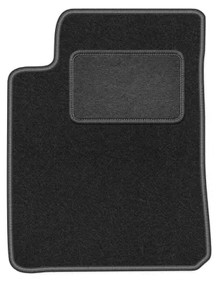 Productafbeelding van Velours bestuurdersmat voor SsangYong Kyron 2005-2014 (SUV) – grafiet, op maat – Wielganizator LUX
