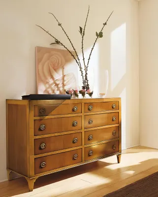Produktbild von Kommoden Anrichte Massiv Holz Schränke Italien Schrank Möbel Kommode Sideboard