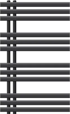 Zdjęcie produktu dla Grzejnik łazienkowy LuxeBath design, 600x1000 mm, antracytowy, z zestawem montażowym, bez elementu grzejnego