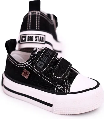 Zdjęcie produktu dla Dziecięce Trampki Na Rzepy BIG STAR HH374200 Czarne 18