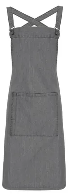 Produktbild von Premier - Herren/Damen Unisex Latzschürze "Barista" LT4282 (Einheitsgröße) (Dunkelgrau)